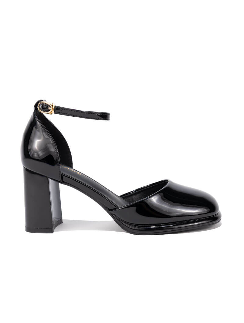 Escarpins à talon carré